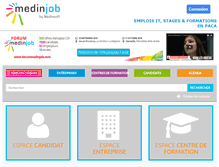 Tablet Screenshot of medinjob.com